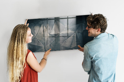 Memobord keuken Metaalabstractie