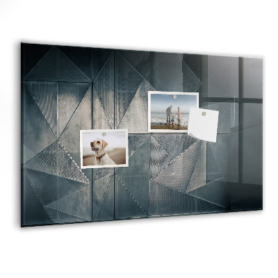 Memobord keuken Metaalabstractie