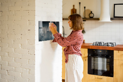 Memobord keuken Metaalabstractie