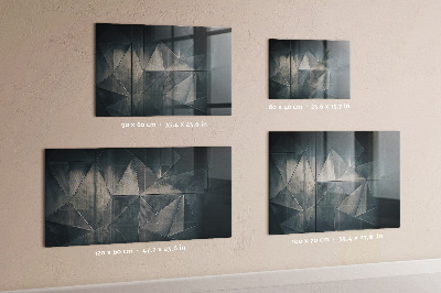 Memobord keuken Metaalabstractie