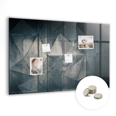 Memobord keuken Metaalabstractie