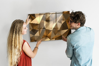 Magnet board Abstracte driehoeken