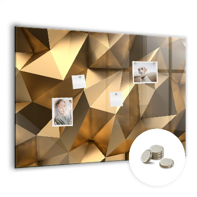 Magnet board Abstracte driehoeken