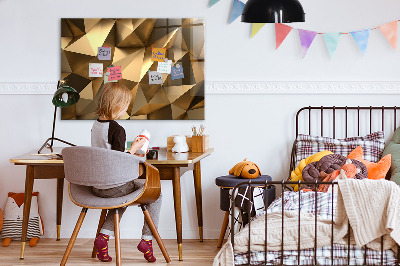 Magnet board Abstracte driehoeken