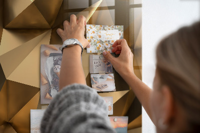 Magnet board Abstracte driehoeken