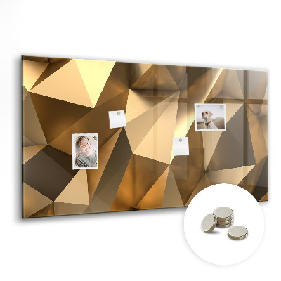 Magnet board Abstracte driehoeken