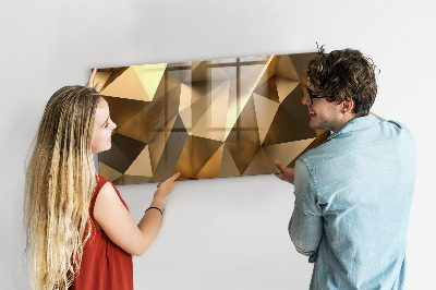 Magnet board Abstracte driehoeken