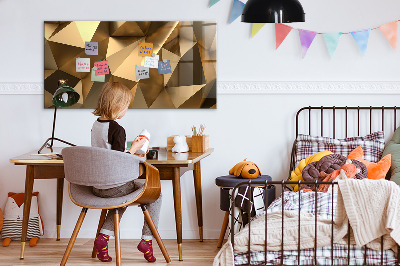 Magnet board Abstracte driehoeken