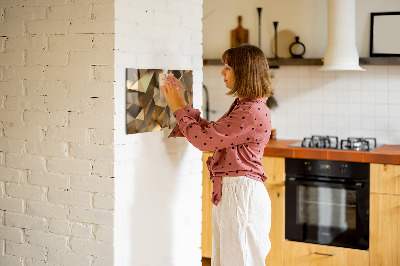 Magnet board Abstracte driehoeken