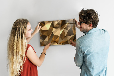 Magnet board Abstracte driehoeken