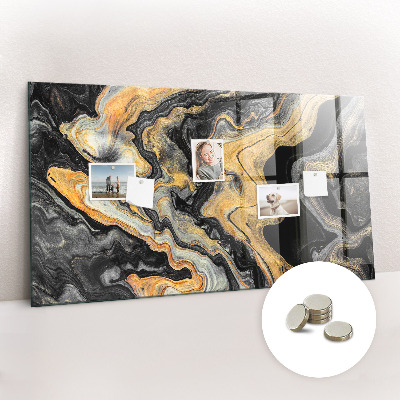 Memobord keuken Gouden marmer