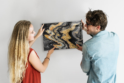 Memobord keuken Gouden marmer