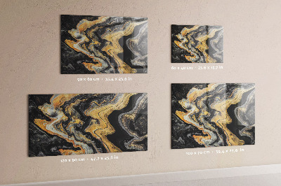 Memobord keuken Gouden marmer