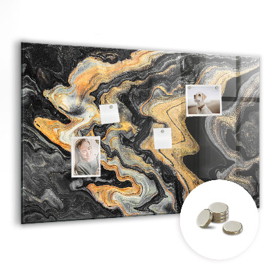 Memobord keuken Gouden marmer