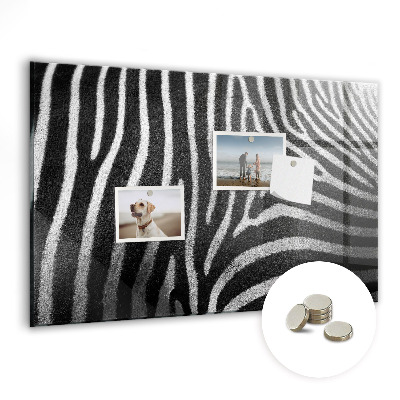 Magnetisch wandbord Zebrapatroon