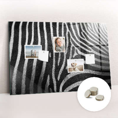 Magnetisch wandbord Zebrapatroon