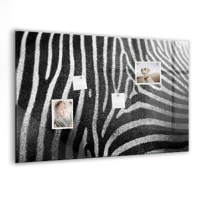 Magnetisch wandbord Zebrapatroon