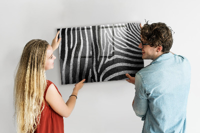Magnetisch wandbord Zebrapatroon