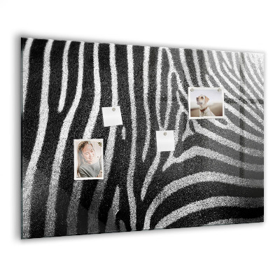 Magnetisch wandbord Zebrapatroon