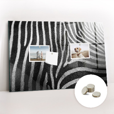 Magnetisch wandbord Zebrapatroon