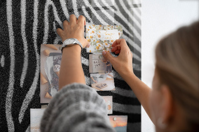 Magnetisch wandbord Zebrapatroon