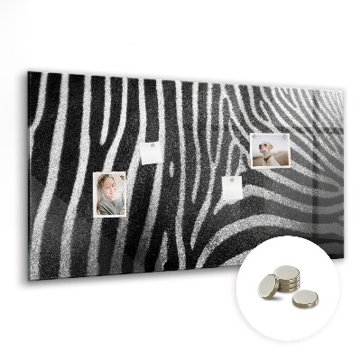 Magnetisch wandbord Zebrapatroon