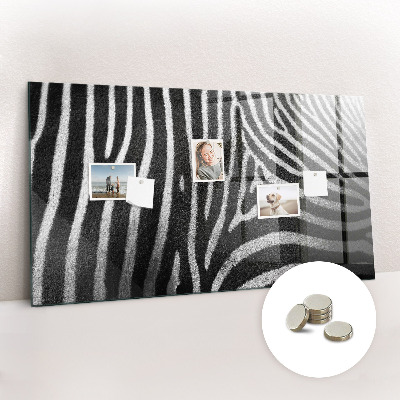 Magnetisch wandbord Zebrapatroon