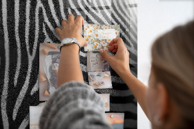 Magnetisch wandbord Zebrapatroon