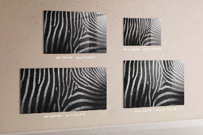 Magnetisch wandbord Zebrapatroon