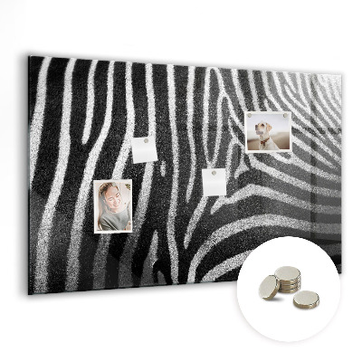 Magnetisch wandbord Zebrapatroon