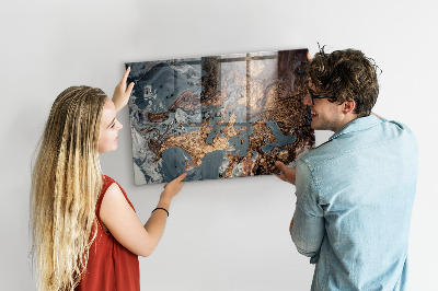 Memobord keuken Decoratief marmer