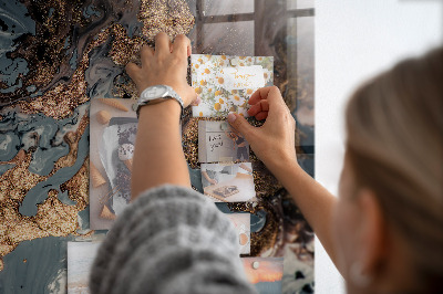 Memobord keuken Decoratief marmer