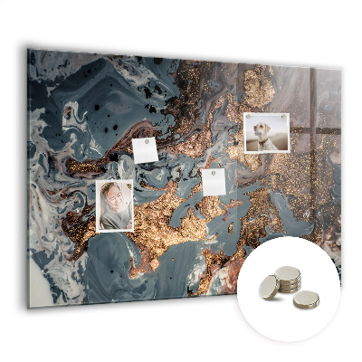 Memobord keuken Decoratief marmer