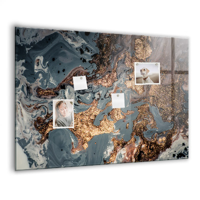 Memobord keuken Decoratief marmer