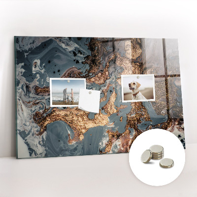 Memobord keuken Decoratief marmer