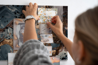 Memobord keuken Decoratief marmer