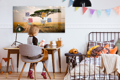 Memobord keuken Afrikaans landschap