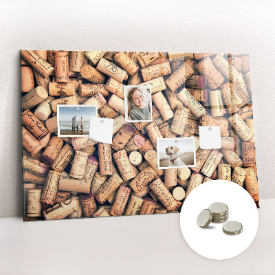 Memobord keuken Wijnkurken