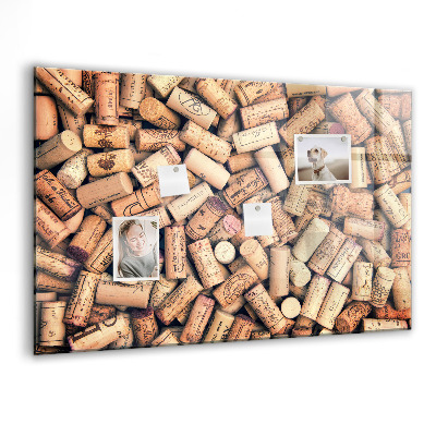 Memobord keuken Wijnkurken