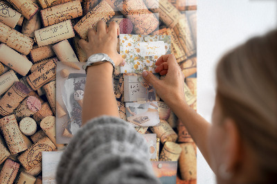 Memobord keuken Wijnkurken