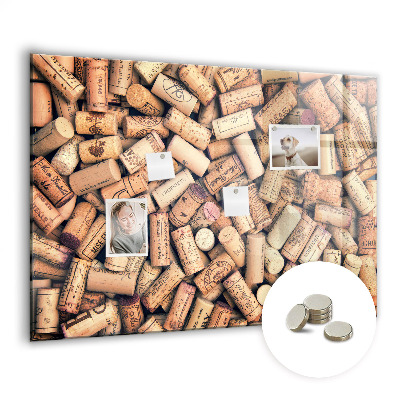 Memobord keuken Wijnkurken