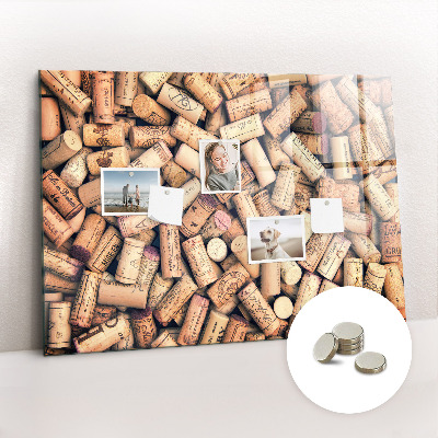 Memobord keuken Wijnkurken