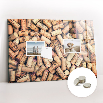 Memobord keuken Wijnkurken