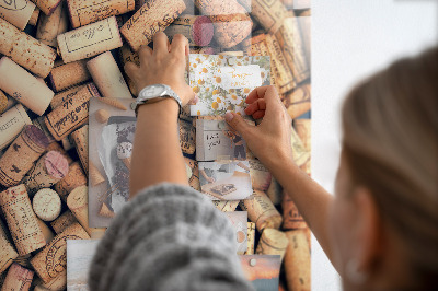 Memobord keuken Wijnkurken