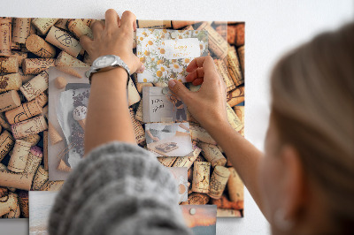 Memobord keuken Wijnkurken