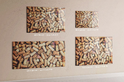 Memobord keuken Wijnkurken