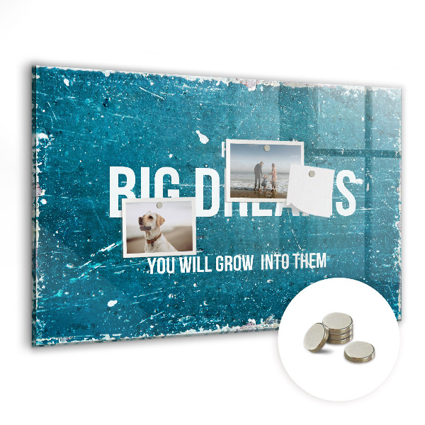 Memobord keuken Motiverende tekst