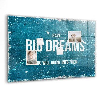 Memobord keuken Motiverende tekst