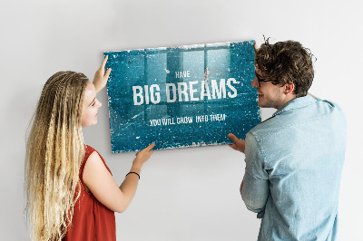 Memobord keuken Motiverende tekst