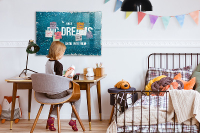 Memobord keuken Motiverende tekst